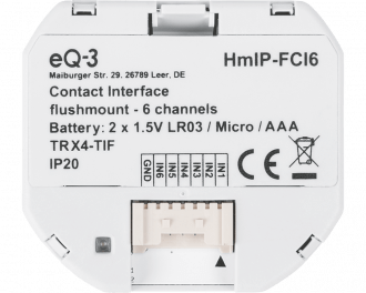 De input module wordt toegevoegd aan het Homematic IP systeem via het Access Point. Dit is de hub van het Homematic IP systeem.
