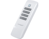 De Homematic IP afstandsbediening heeft 8 knoppen voor dimmen of schakelen van verlichting en andere apparaten