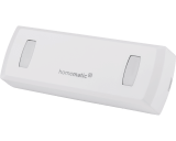 De Homematic IP doorgangsmelder detecteert mensen, richting van beweging en telt het aantal personen in de ruimte. De Homematic IP doorgangsmelder detecteert mensen, richting van beweging en telt het aantal personen in de ruimte.