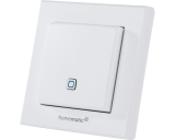 De Homematic IP temperatuursensor meet temperatuur en luchtvochtigheid en is geschikt voor opbouw montage aan de wand. De Homematic IP temperatuursensor meet temperatuur en luchtvochtigheid en is geschikt voor opbouw montage aan de wand.