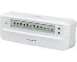 De Homematic IP proportionele zoneregelaar stuurt vloerverwarming en vloerkoeling aan per kamer, gevoed door een warmtepomp. Er kunnen meerdere zoneregelaars toegepast worden in een huis. De Homematic IP proportionele zoneregelaar stuurt vloerverwarming en vloerkoeling aan per kamer, gevoed door een warmtepomp. Er kunnen meerdere zoneregelaars toegepast worden in een huis.