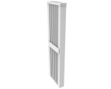 Thermify elektrische badkamer radiator 1600 watt, zonder ingebouwde thermostaat. Geschikt voor ruimtes tot 38 m3 in een slecht geïsoleerde woning tot bouwjaar 1975 met energielabel D of lager, of 53 m3 in een matig geïsoleerde woning tot bouwjaar 2005 met energielabel C, of 73 m3 in een goed geïsoleerd woning tot bouwjaar 2021 met energielabel B of hoger.