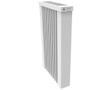 Thermify elektrische radiator 650 watt, zonder ingebouwde thermostaat. Geschikt voor ruimtes tot 16 m3 in een slecht geïsoleerde woning tot bouwjaar 1975 met energielabel D of lager, of 22 m3 in een matig geïsoleerde woning tot bouwjaar 2005 met energielabel C, of 30 m3 in een goed geïsoleerd woning tot bouwjaar 2021 met energielabel B of hoger.